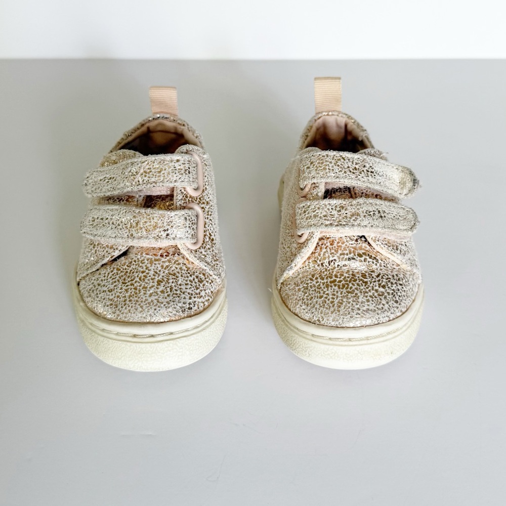 Toms Toddler Rose Gold Crackle Foil Lenny Sneaker - Picture 9 of 13